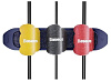 Органайзер проводов Baseus Kaka Cable Fixer Kit (with LE Velcro Strap Black *5 + Red *5 + Yellow *5) Blue купить в интернет-магазине icover