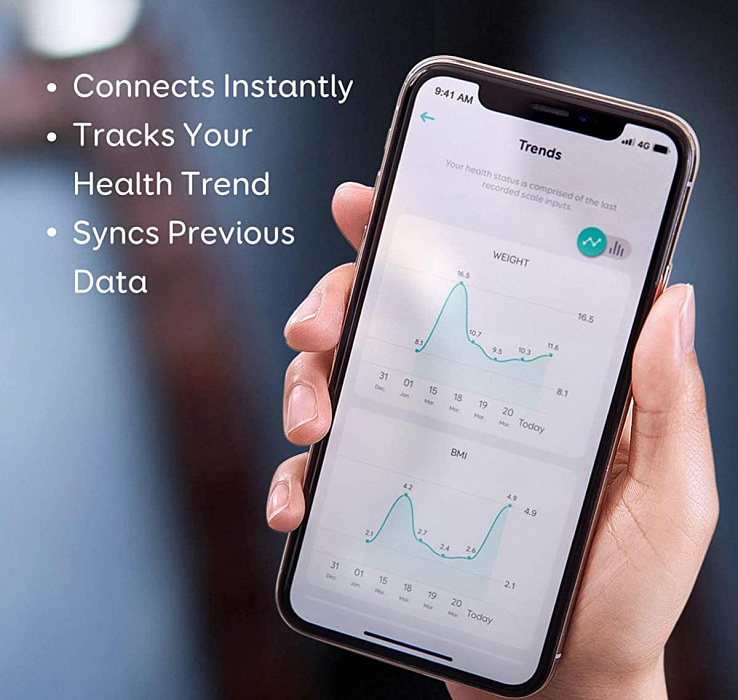Умные весы Anker Eufy Smart Scale P1 (Black) купить в интернет-магазине icover