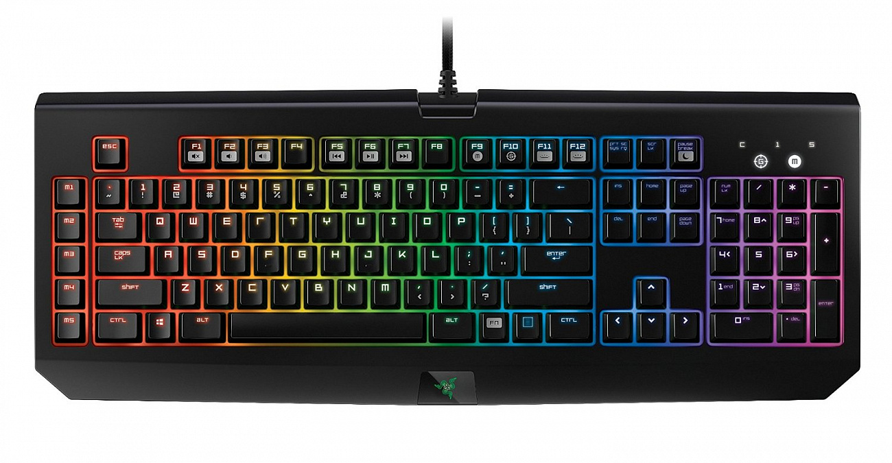 Razer BlackWidow Chroma (RZ03-01220900-R3R1) - игровая клавиатура (Black) купить в интернет-магазине icover
