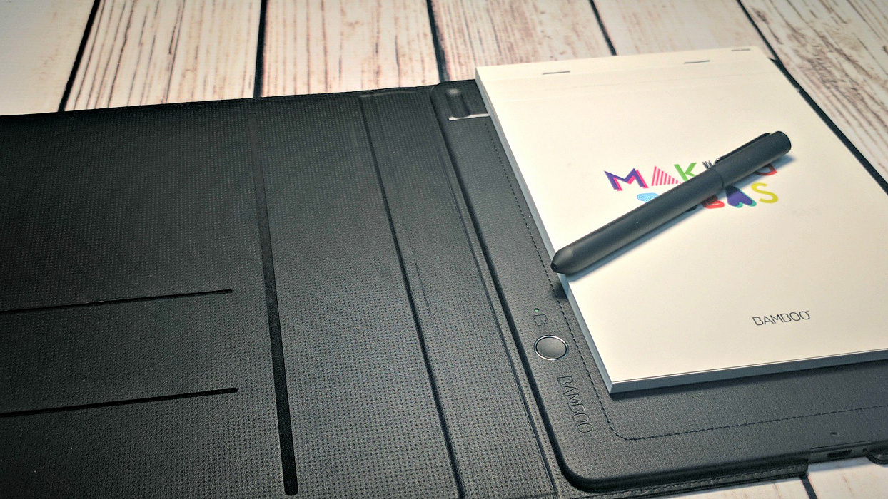 Графический планшет Wacom Bamboo Folio A4 CDS-810G (Black) купить в интернет-магазине icover
