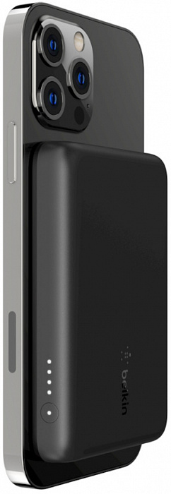 Внешний аккумулятор Belkin Magnetic Wireless 2500mAh (BPD002btBK) для iPhone 12 (Black) купить в интернет-магазине icover