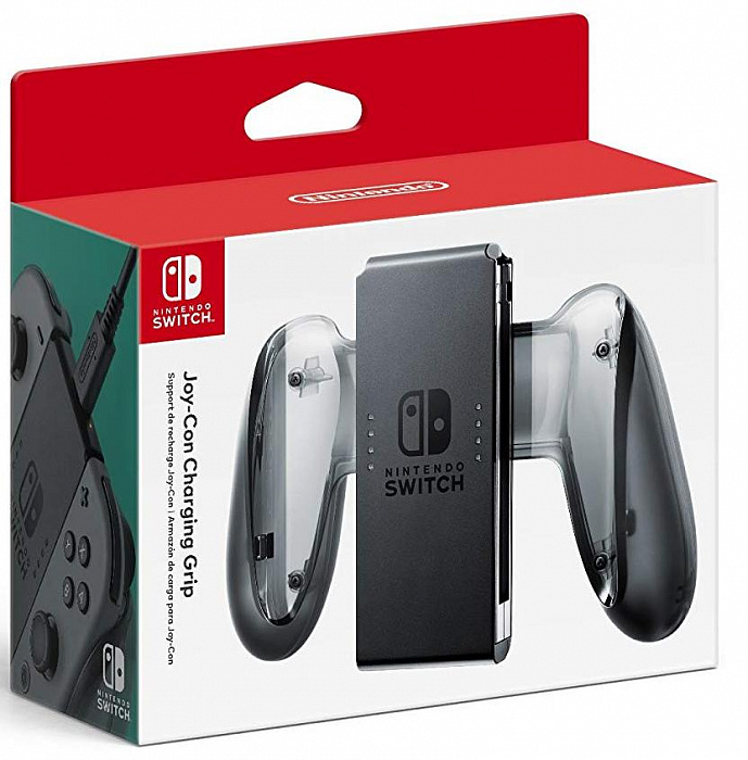 Держатель Nintendo Switch Joy-Con Charging Grip (Black) купить в интернет-магазине icover