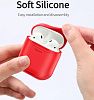 Комплект Apple AirPods + Baseus Wireless Charger Case (White/Red) купить в интернет-магазине icover