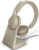Гарнитура Jabra Evolve2 65 Link380c (26599-999-888) MS Stereo Stand (Beige) купить в интернет-магазине icover