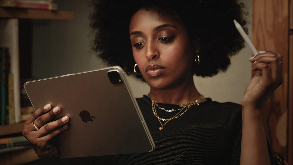 Планшет Apple iPad Pro 2020 12.9" (MY2H2RU/A) Wi-Fi 128Gb (Space Grey) купить в интернет-магазине icover