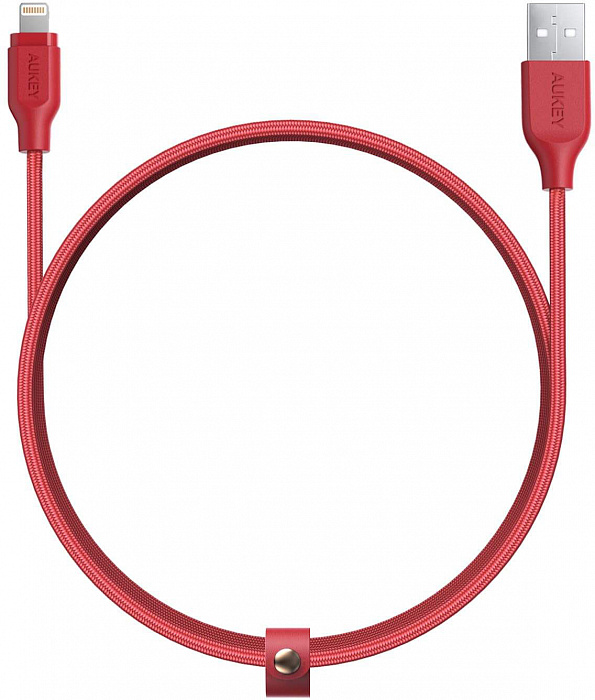 Кабель Aukey USB - Lightning (CB-AL2) 2 м (Red) купить в интернет-магазине icover
