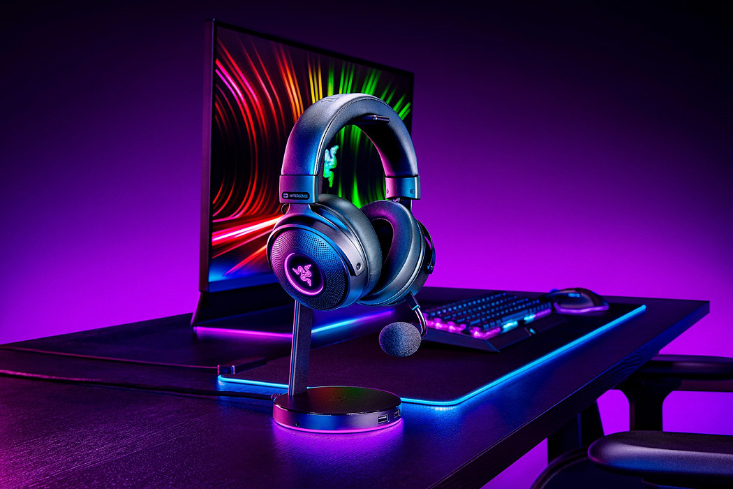 Беспроводная игровая гарнитура Razer Kraken V3 Pro RZ04-03460100-R3M1 (Black) купить в интернет-магазине icover