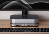 Хаб Satechi Type-C Aluminium Stand & Hub (ST-ABHFM) для Mac Mini 2018 (Space Grey) купить в интернет-магазине icover
