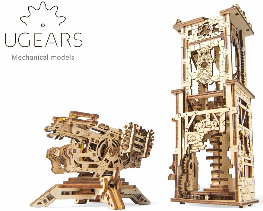 3D-пазл Ugears Башня-аркбаллиста (70048) купить в интернет-магазине icover