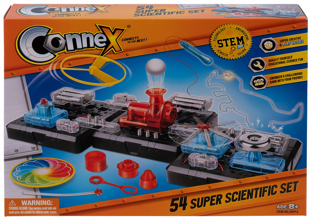 Электронный конструктор Amazing Toys Connex 54 Super Scientific Set (1CSC20003406) купить в интернет-магазине icover