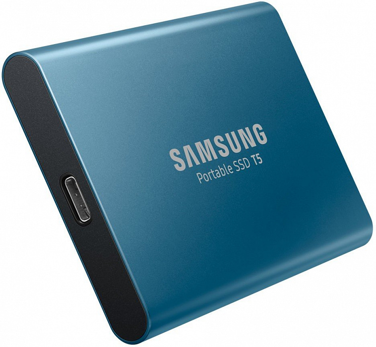 Внешний накопитель Samsung Portable SSD T5 500Gb MU-PA500B/WW (Blue) купить в интернет-магазине icover