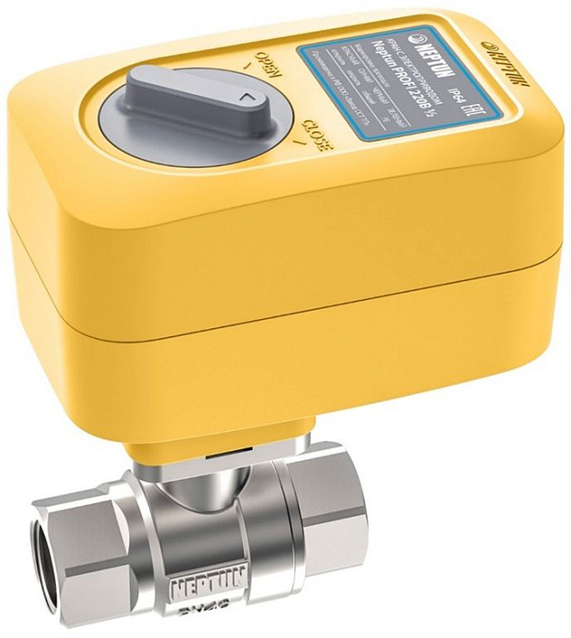 Кран шаровый с электроприводом Neptun PROFI 12В (1/2") купить в интернет-магазине icover