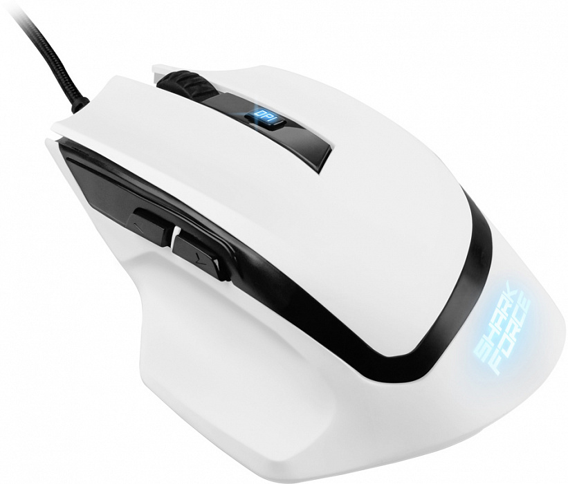 Игровая мышь Sharkoon SHARK Force (White) купить в интернет-магазине icover
