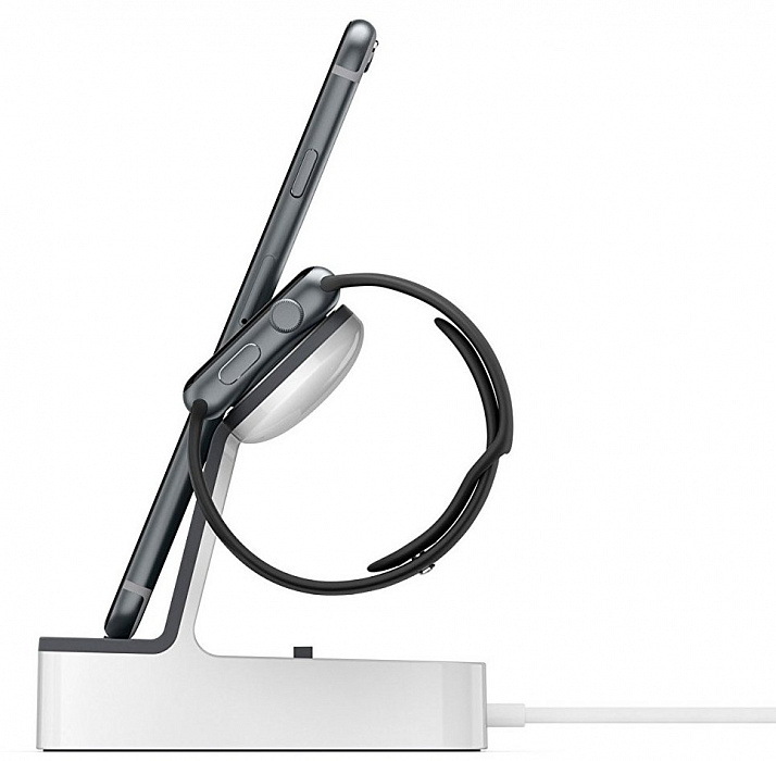 Док-станция Belkin PowerHouse Charge Dock для Apple Watch/iPhone (White) купить в интернет-магазине icover