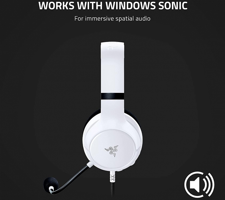 Игровая гарнитура Razer Kaira X (RZ04-03970300-R3M1) для Xbox Series X/S (White) купить в интернет-магазине icover