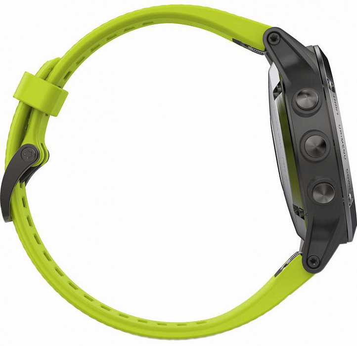 Спортивные часы Garmin Fenix 5 010-01688-02 (Slate Grey/Amp Yellow) купить в интернет-магазине icover