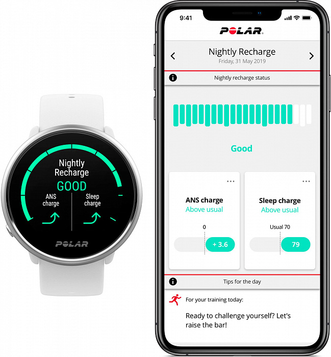 Спортивные часы Polar Ignite S 90072456 (White/Silver) купить в интернет-магазине icover