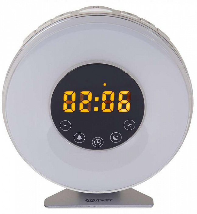 Световой будильник Даджет Новый Рассвет (White) купить в интернет-магазине icover