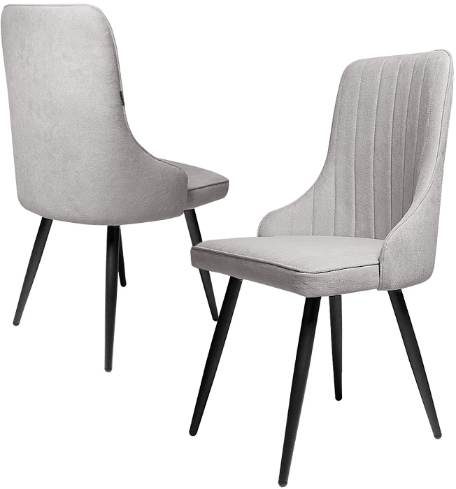 Комплект стульев Ridberg ЛОНДОН Wool 2 шт. (Grey) купить в интернет-магазине icover