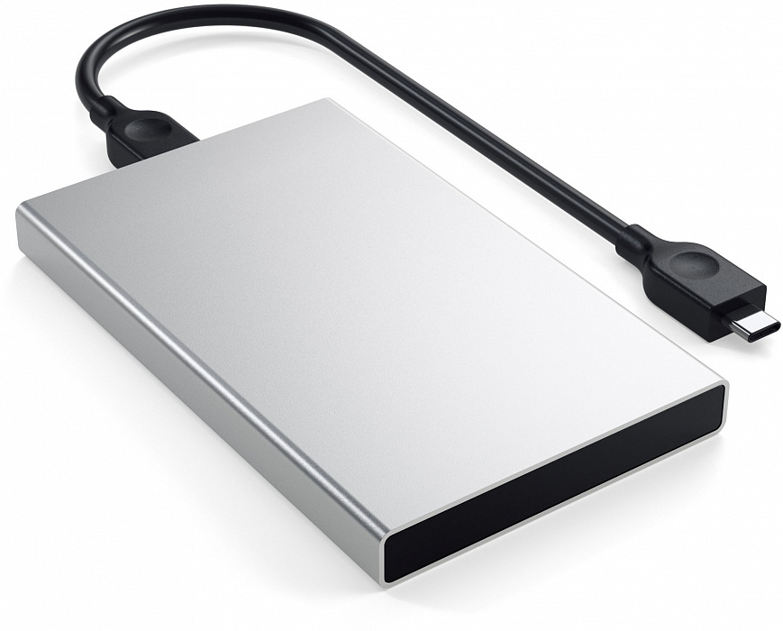 Контейнер для HDD/SSD 2.5" Satechi Aluminum USB-C ST-TCDES (Silver) купить в интернет-магазине icover