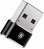 Переходник Baseus USB-C/USB Adapter CAAOTG-01 (Black) купить в интернет-магазине icover
