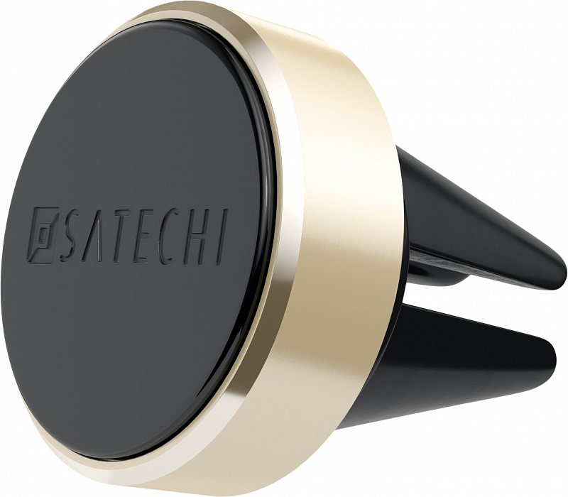 Satechi Aluminum Magnet Vent Mount (B019PJLU50) - держатель для смартфона в воздуховод (Gold) купить в интернет-магазине icover
