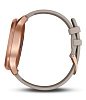 Умные часы Garmin Vivomove HR Premium 127-204 mm 010-01850-09 (Rose Gold/Gray Suede) купить в интернет-магазине icover
