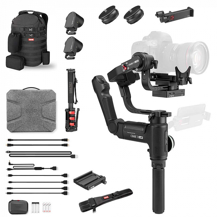 Стедикам Zhiyun Crane 3 Lab Master Package (Black) купить в интернет-магазине icover