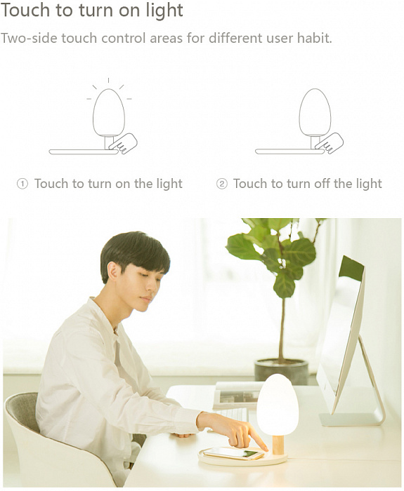 Настольная лампа Emoi Tree & Lake H0060 (White) купить в интернет-магазине icover