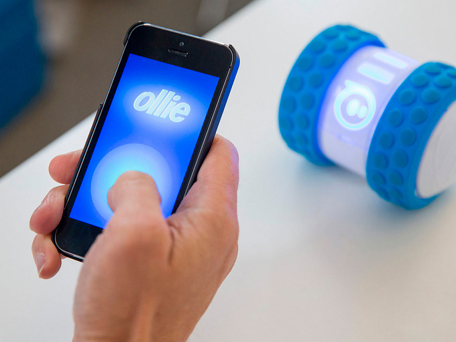 Беспроводное роботизированное устройство Sphero Ollie Rest of World 1B01RW1 (White/Blue) купить в интернет-магазине icover