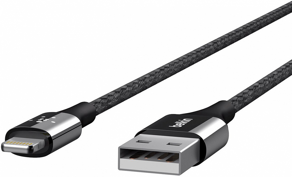 Кабель для iPod, iPhone, iPad Belkin Mixit DuraTek USB-Lightning 1.2 m (Black) купить в интернет-магазине icover