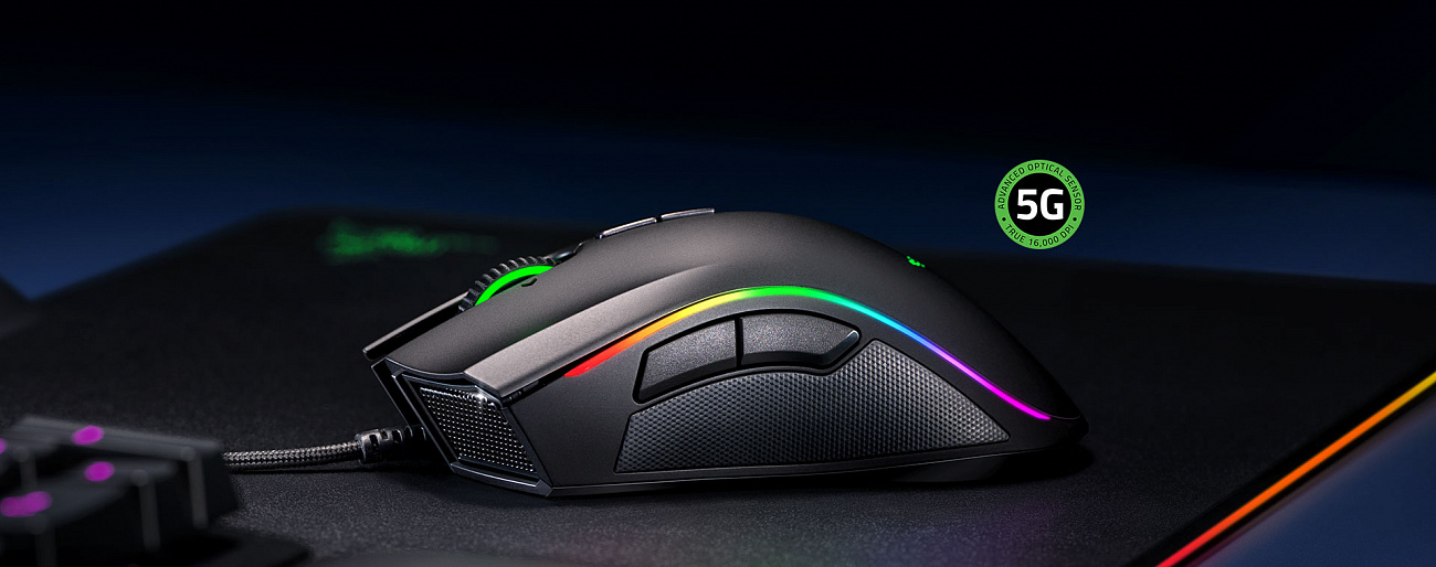 Игровая мышь Razer Mamba Elite RZ01-02560100-R3M1 (Black) купить в интернет-магазине icover