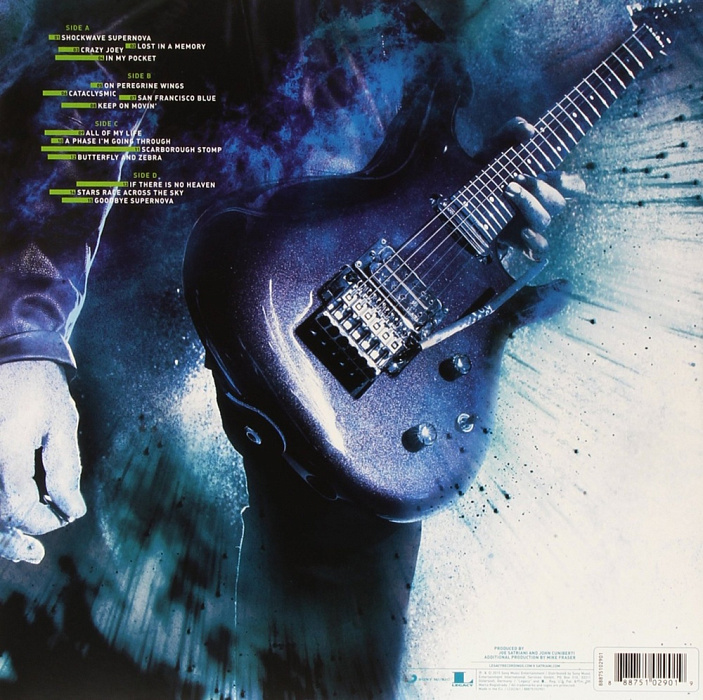 Виниловая пластинка Joe Satriani - Shockwave Supernova (2015) купить в интернет-магазине icover