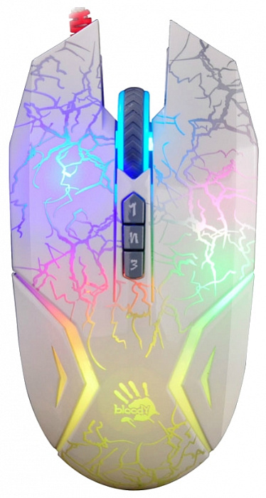 A4Tech Bloody Neon N50 - игровая мышь (White) купить в интернет-магазине icover