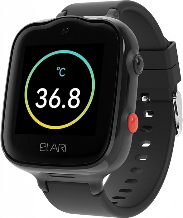 Детские умные часы Elari KidPhone 4G Bubble (Black) купить в интернет-магазине icover