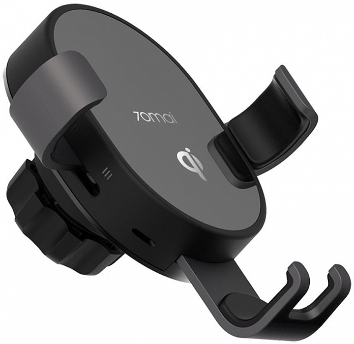 Автомобильный держатель Xiaomi 70Mai Car Wireless Charger для смартфона (Black) купить в интернет-магазине icover