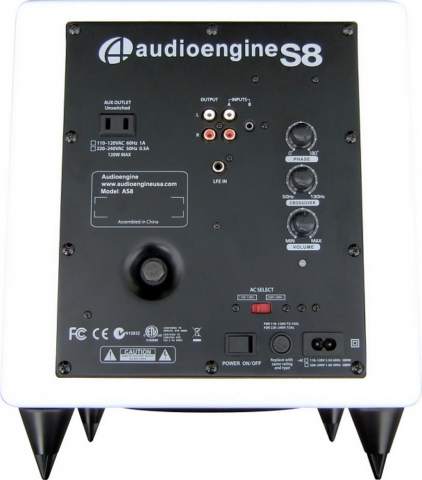 Audioengine S8 - активный сабвуфер (White) купить в интернет-магазине icover