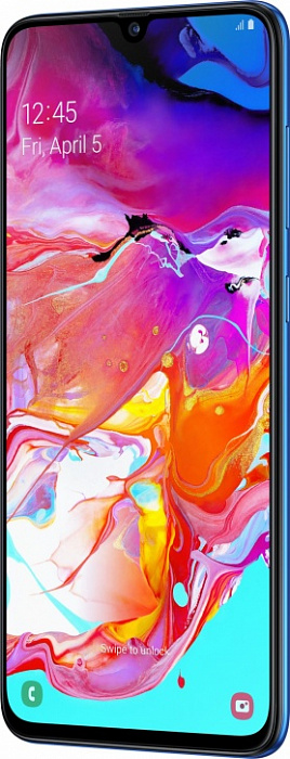 Смартфон Samsung Galaxy A70 128Gb SM-A705FZBMSER (Blue) купить в интернет-магазине icover