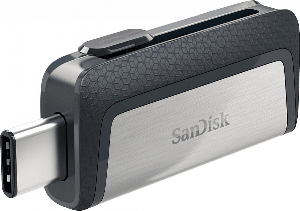 Флеш-накопитель SanDisk Ultra Dual (SDDDC2-128G-G46) USB-C/A 128Gb (Silver) купить в интернет-магазине icover