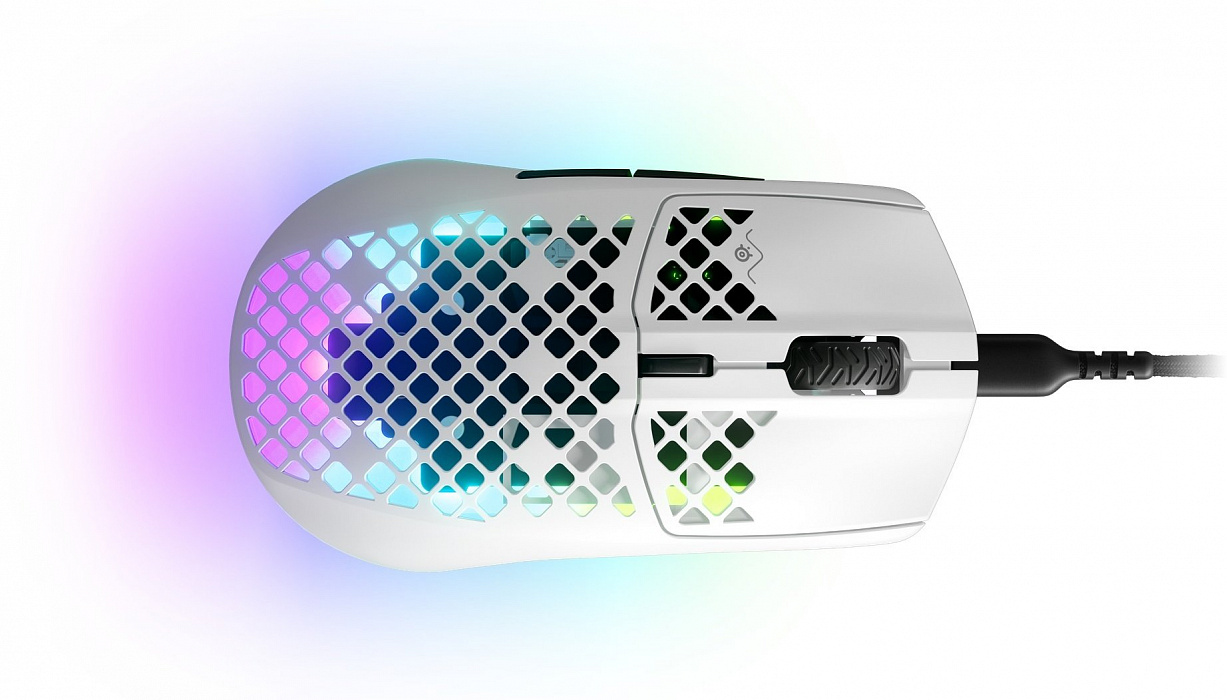 Игровая мышь SteelSeries Aerox 3 (Snow) купить в интернет-магазине icover