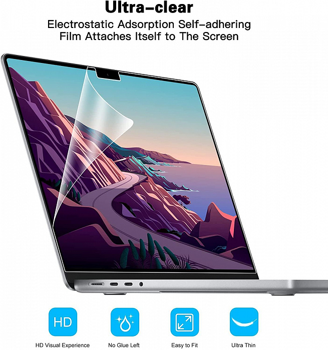 Защитная пленка на экран Wiwu Screen Protector для MacBook Pro 14" 2021 (Clear) купить в интернет-магазине icover