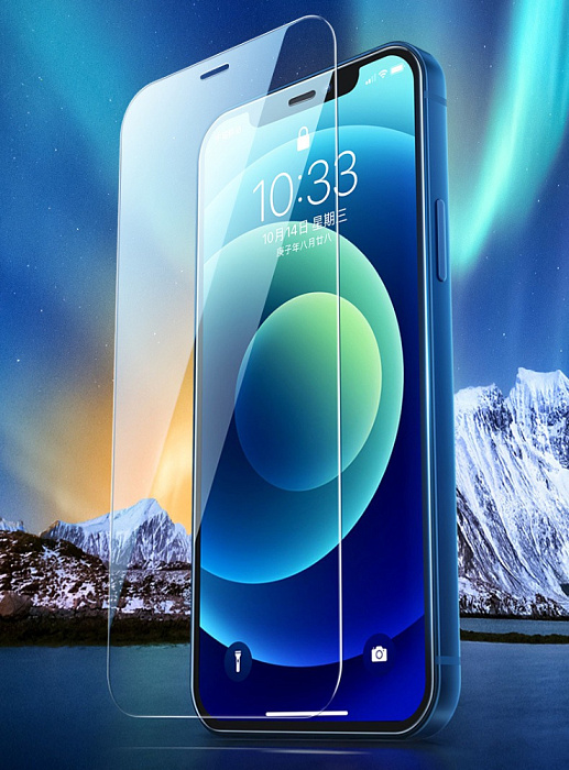 Защитное стекло Baseus 0.3mm Full-glass Crystal (SGBL063302) для iPhone 12 Pro Max 2 шт. купить в интернет-магазине icover