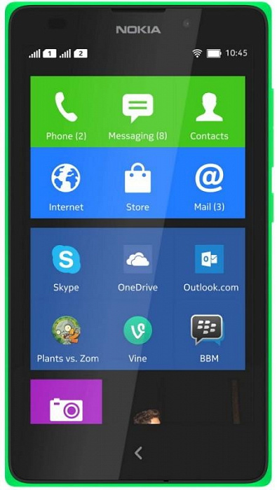 Смартфон Nokia XL Dual Sim (Green) купить в интернет-магазине icover