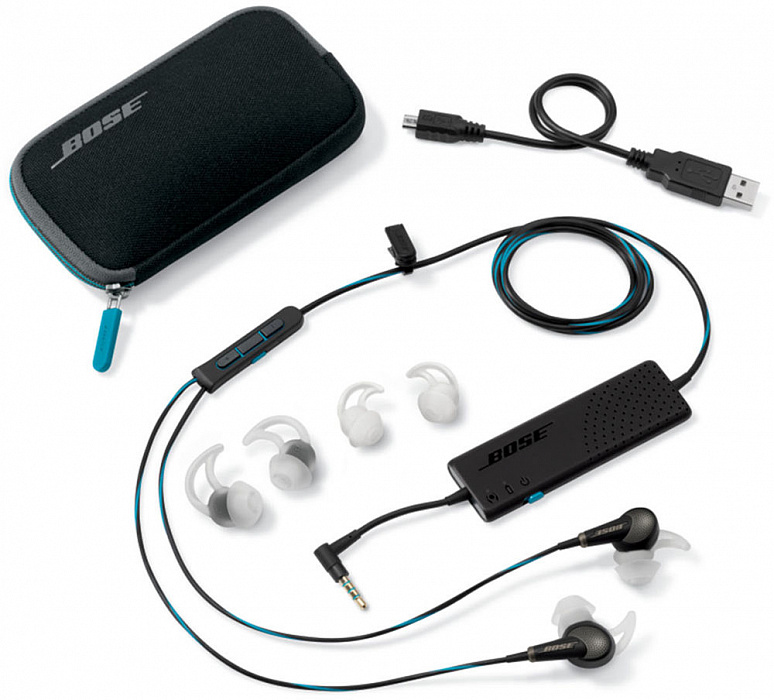 Внутриканальные наушники Bose QuietComfort 20 Android 718840-0010 (Black) купить в интернет-магазине icover