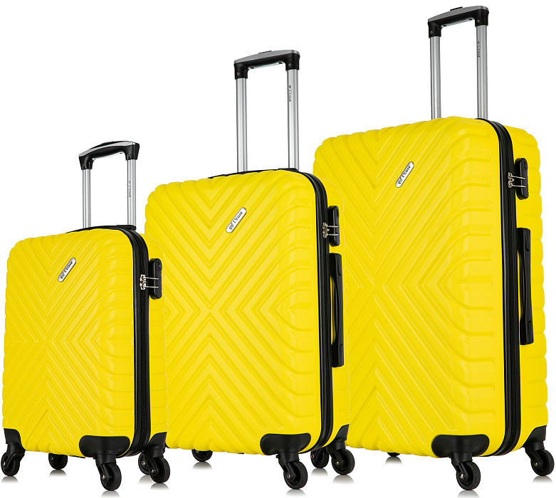Чемодан L'Case New Delhi размер S (Yellow) купить в интернет-магазине icover
