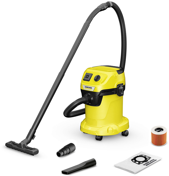 Профессиональный пылесос Karcher WD 3 P V-17/4/20 (1.628-170.0) купить в интернет-магазине icover