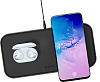 Беспроводное зарядное устройство Zens Dual Aluminium Wireless Charger ZEDC04B (Black) купить в интернет-магазине icover