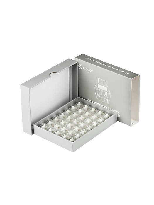 Набор механических переключателей CIDOO Pearl Switch 35 шт (White) купить в интернет-магазине icover
