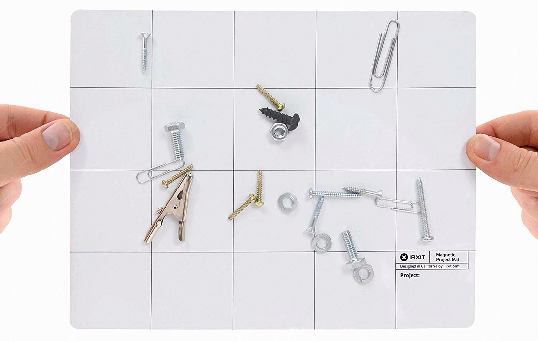Магнитный коврик для ремонта iFixit Magnetic Project Mat (White) купить в интернет-магазине icover