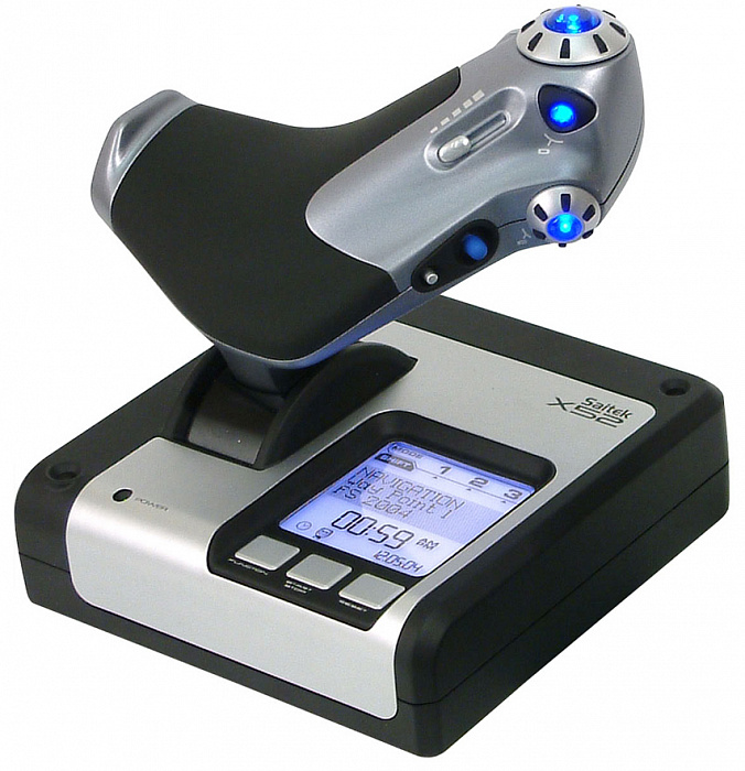 Saitek X52 Flight Control System (PS28) - джойстик (Black/Silver) купить в интернет-магазине icover